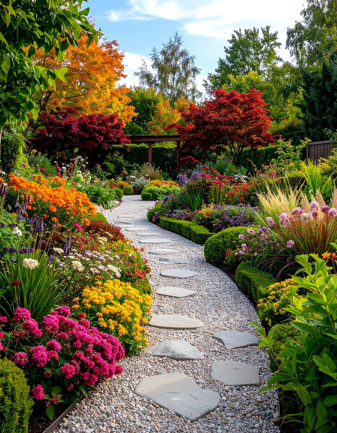Low Maintenance Gravel Parterre - 25 parterre garden ideas