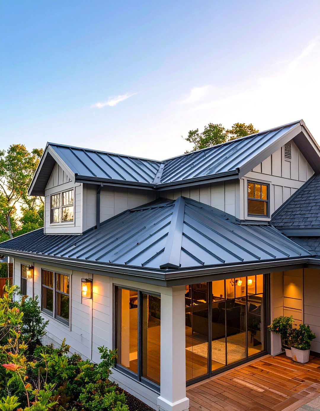 Low Pitch Gable for Windy Coastal Areas - 25 gable patio roof design ideas