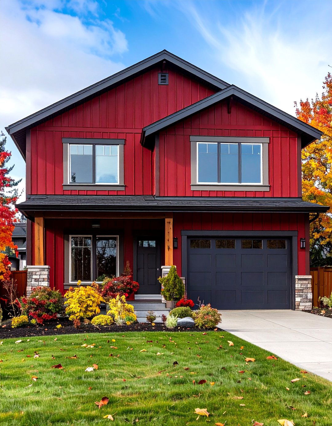 Low Sheen Stain Reduces Glare on Vertical Grain
