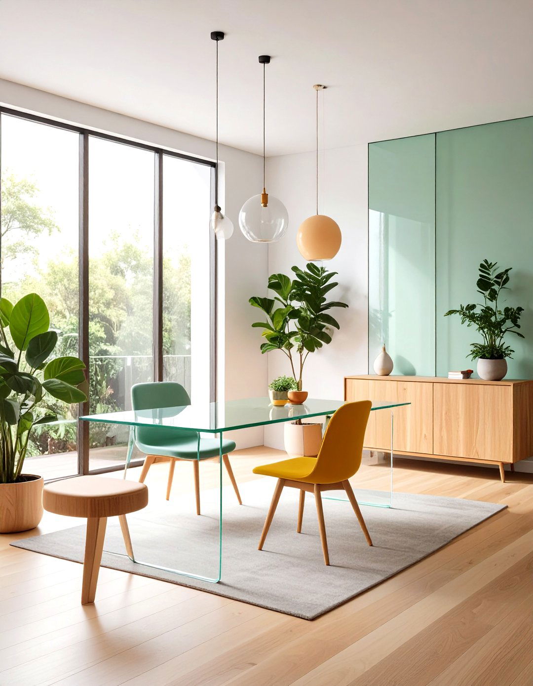 Lucite Transparency Lightens Minimalist Decorating - 25 minimalist decorating ideas