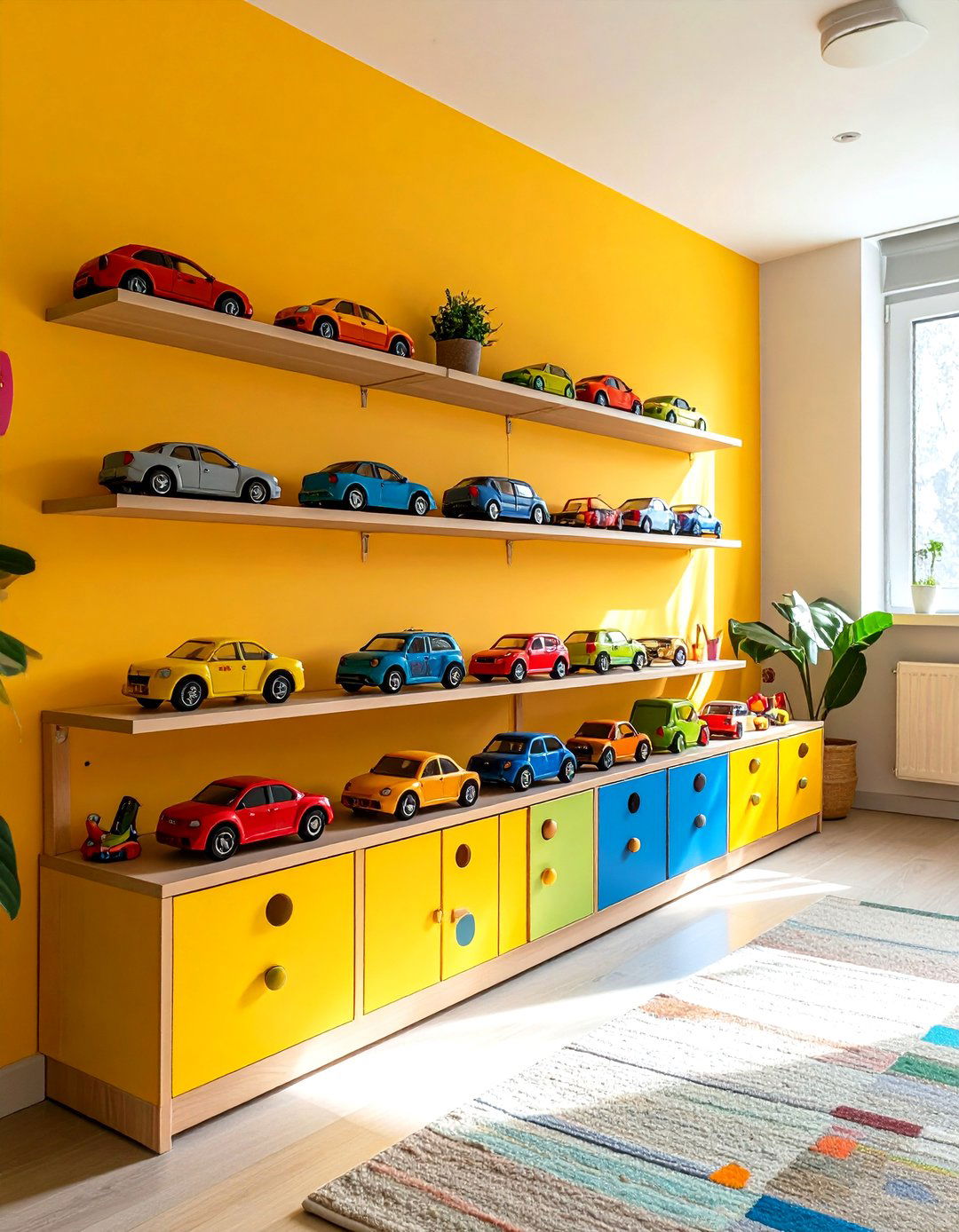 Magnetic Strip for Metal Toys - 25 nursery storage ideas