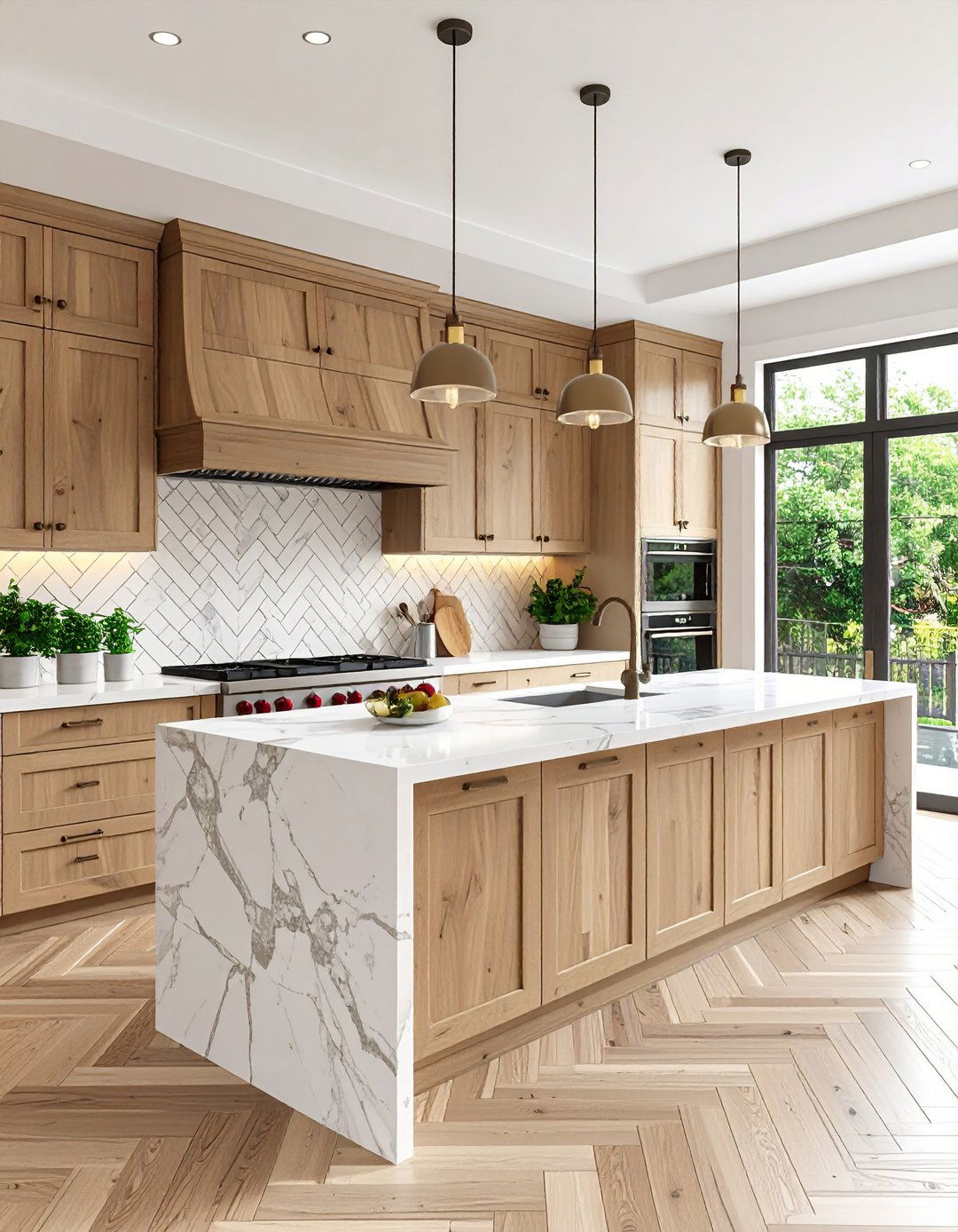 Make the Backsplash the Star of the Show - 25 one wall kitchen ideas
