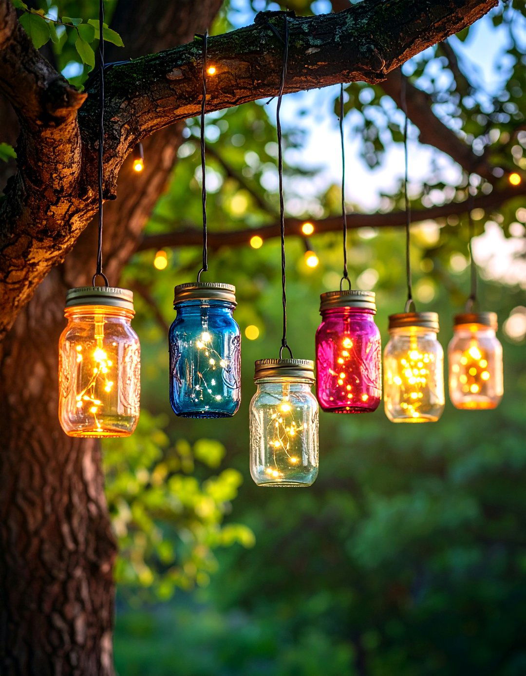 Mason Jar Fairy Outdoor Lighting Accents - 25 outdoor lighting ideas