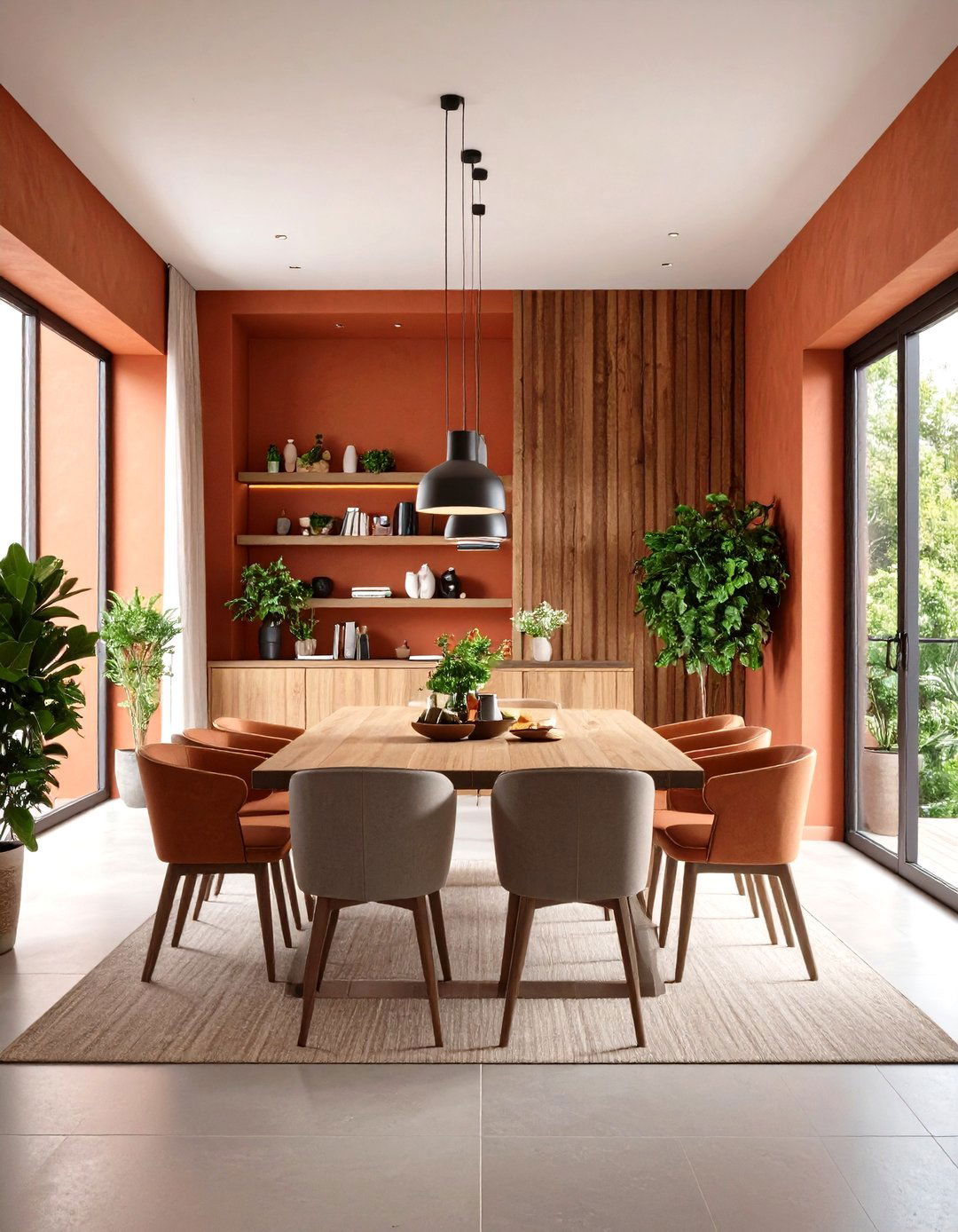Material Drenched Accent Walls Deliver Bold Character - 25 apartment decorating ideas