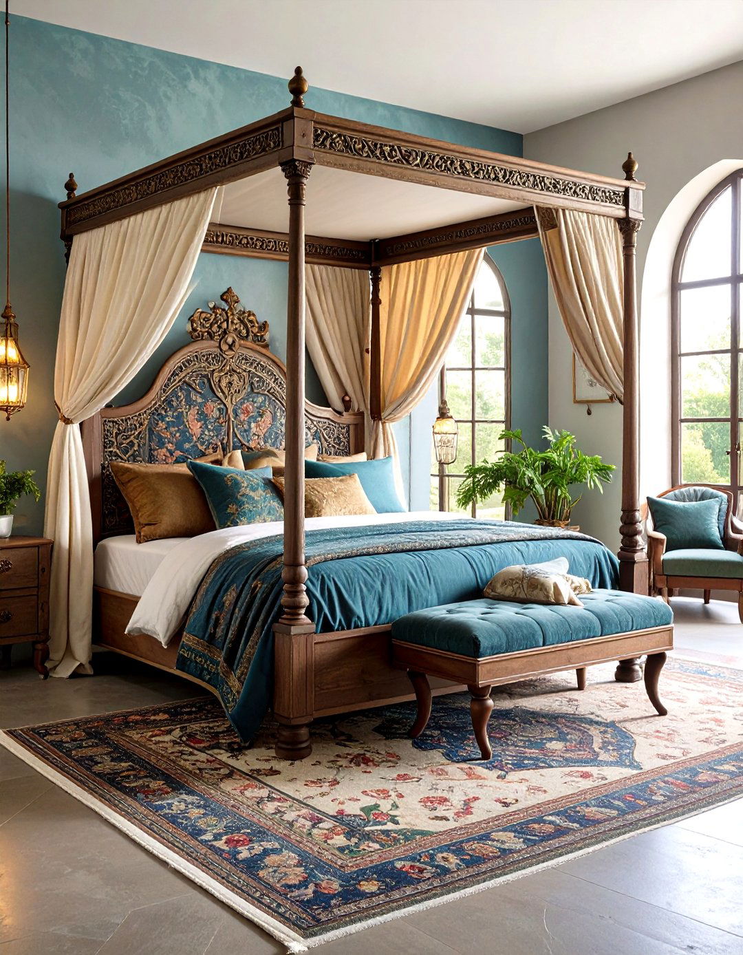 Medieval Canopy Bed Drapery - 25 medieval home decor ideas