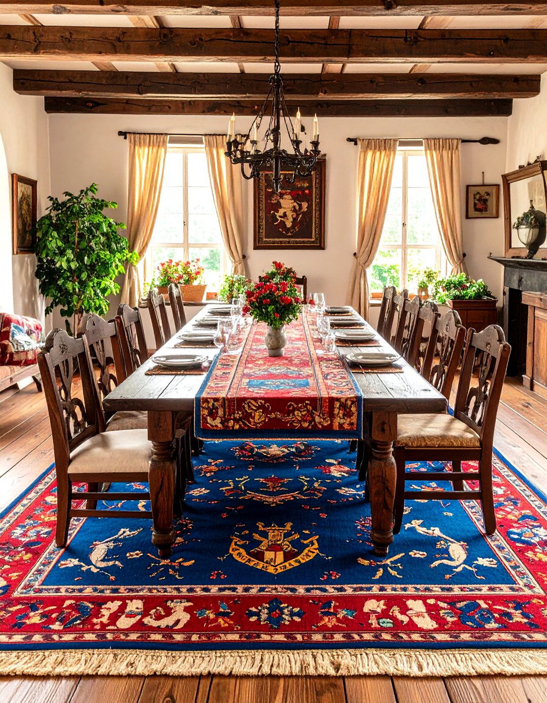 Medieval Heraldic Rugs and Runners - 25 medieval home decor ideas