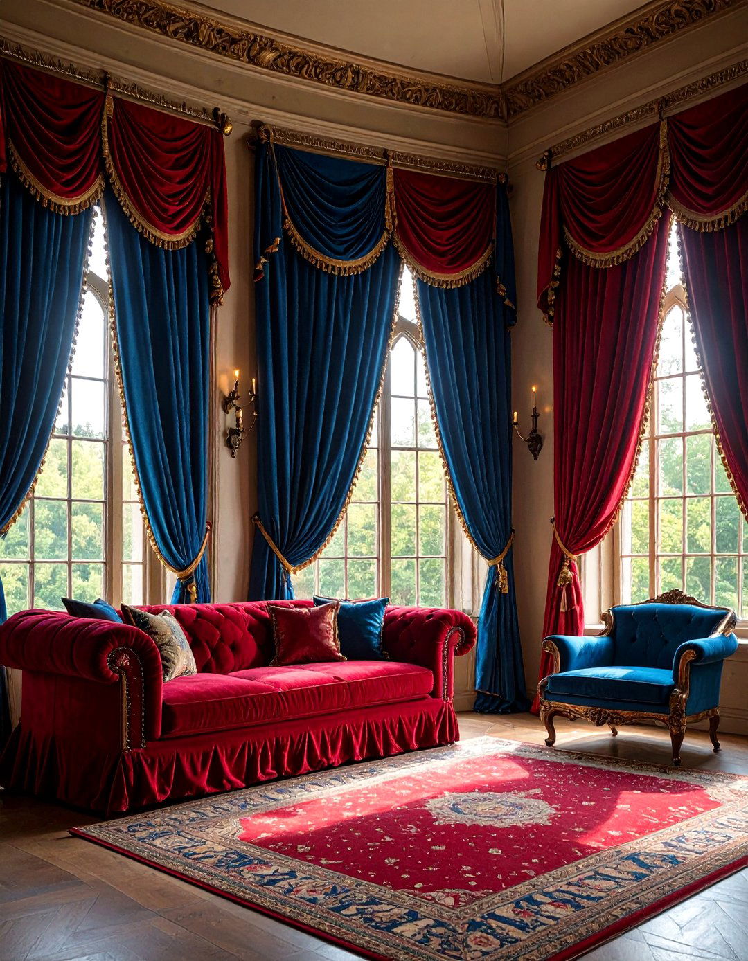 Medieval Wool and Velvet Draperies - 25 medieval home decor ideas