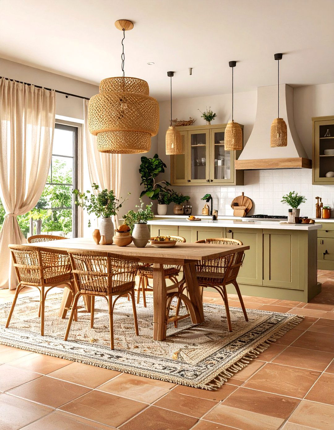 Mediterranean Warm Neutrals - 25 open kitchen living room ideas