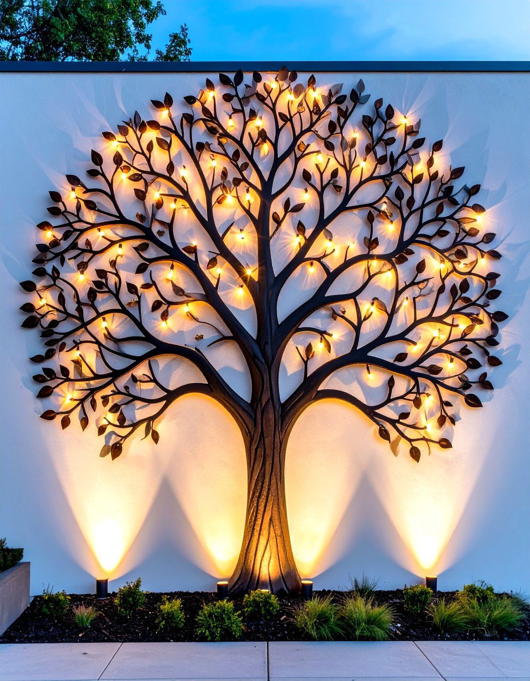 Metal Tree of Life Outdoor Wall Decor - 25 outdoor wall decor ideas