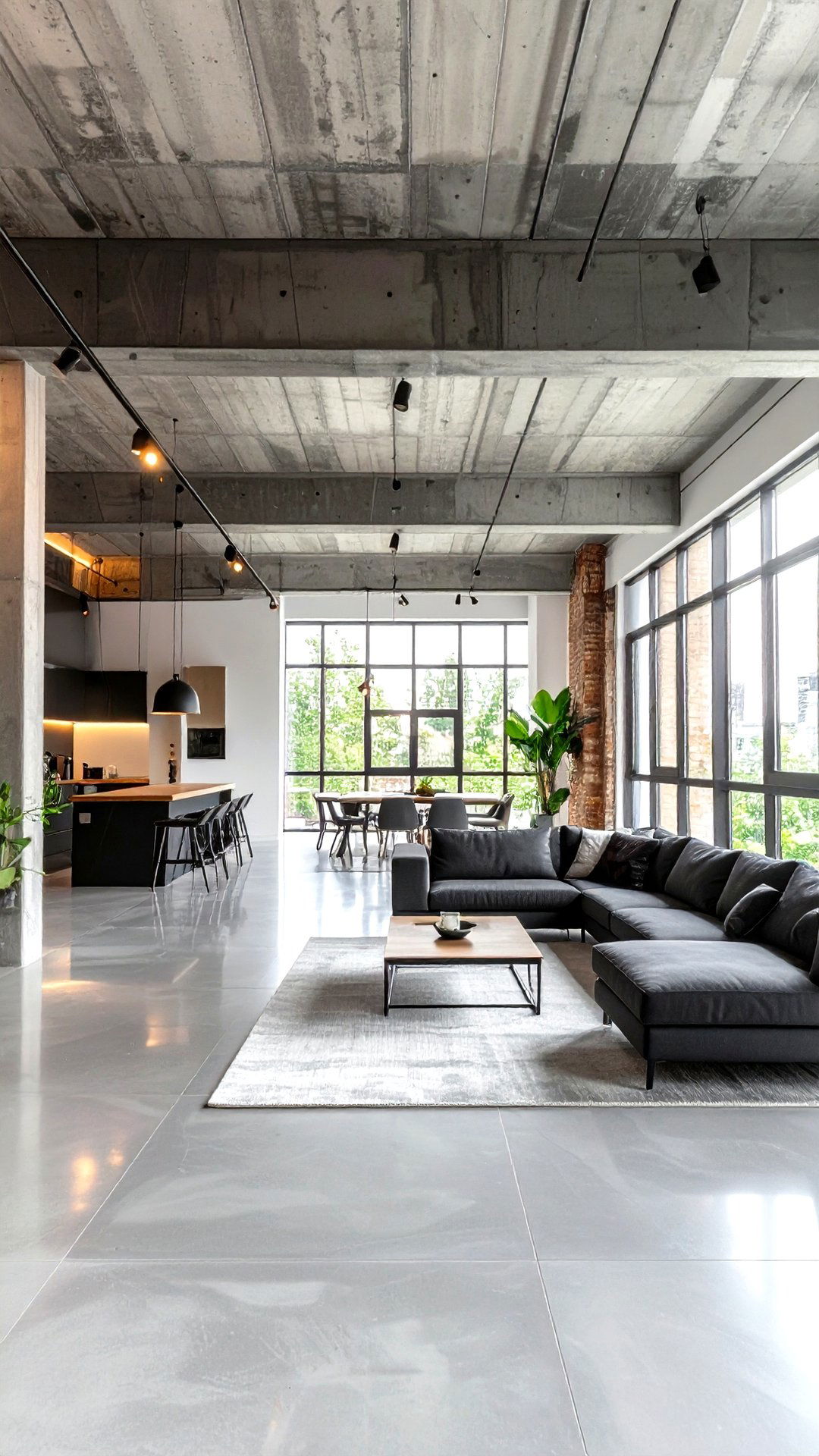 Microcement Accent Ceiling for Seamless Minimalism - 25 accent ceiling ideas