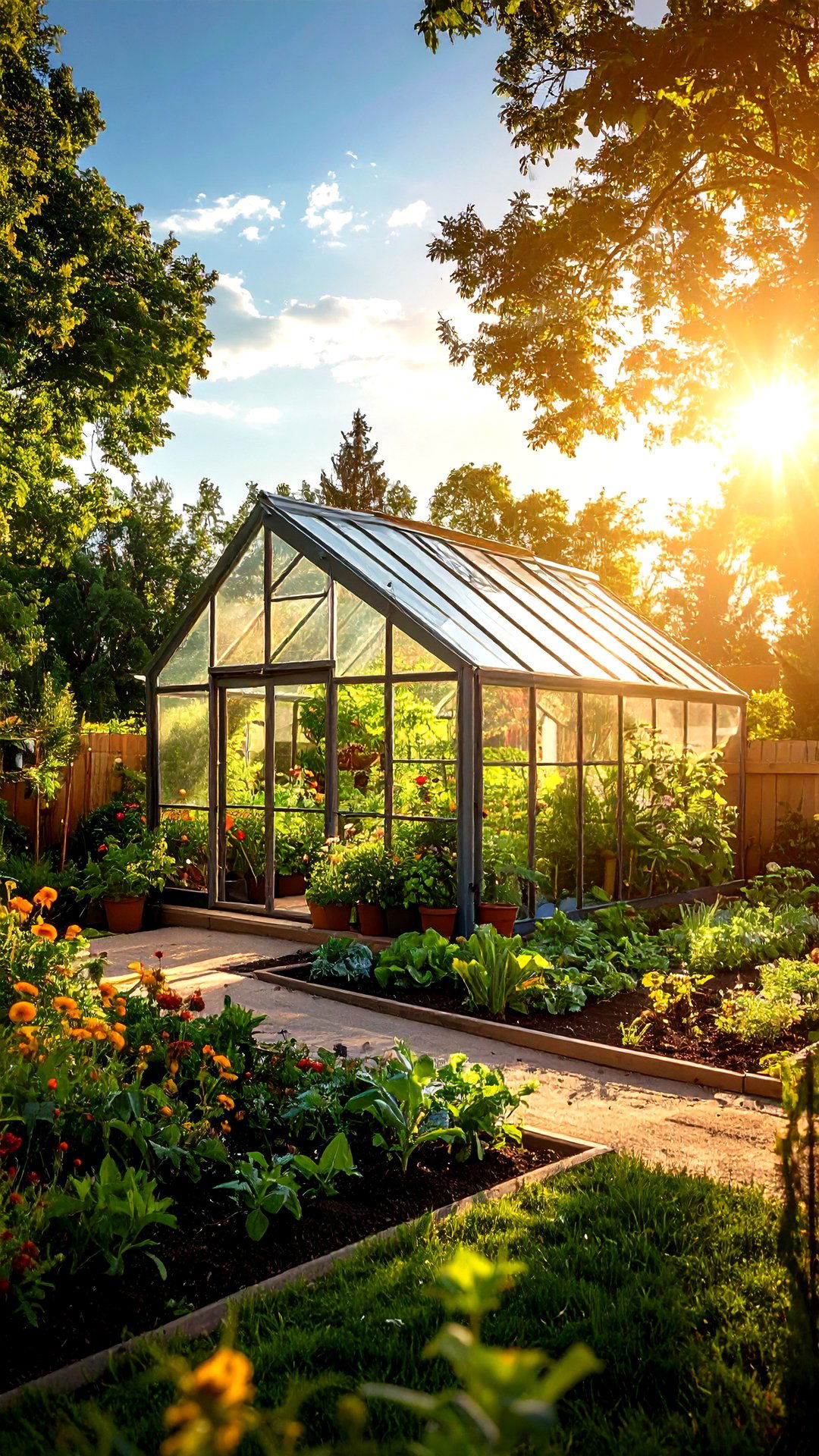 Microclimate Tailored Corner Greenhouse Placement - 25 corner greenhouse ideas