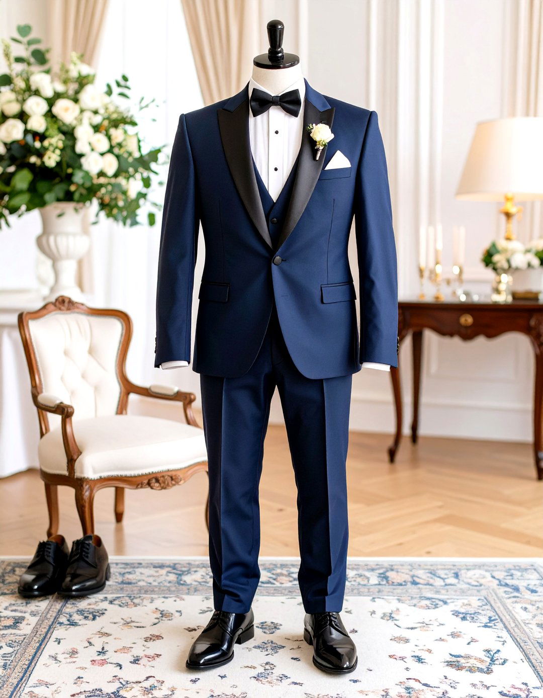 Midnight Navy Elegance Mens Wedding Outfit - 25 men's wedding outfit ideas