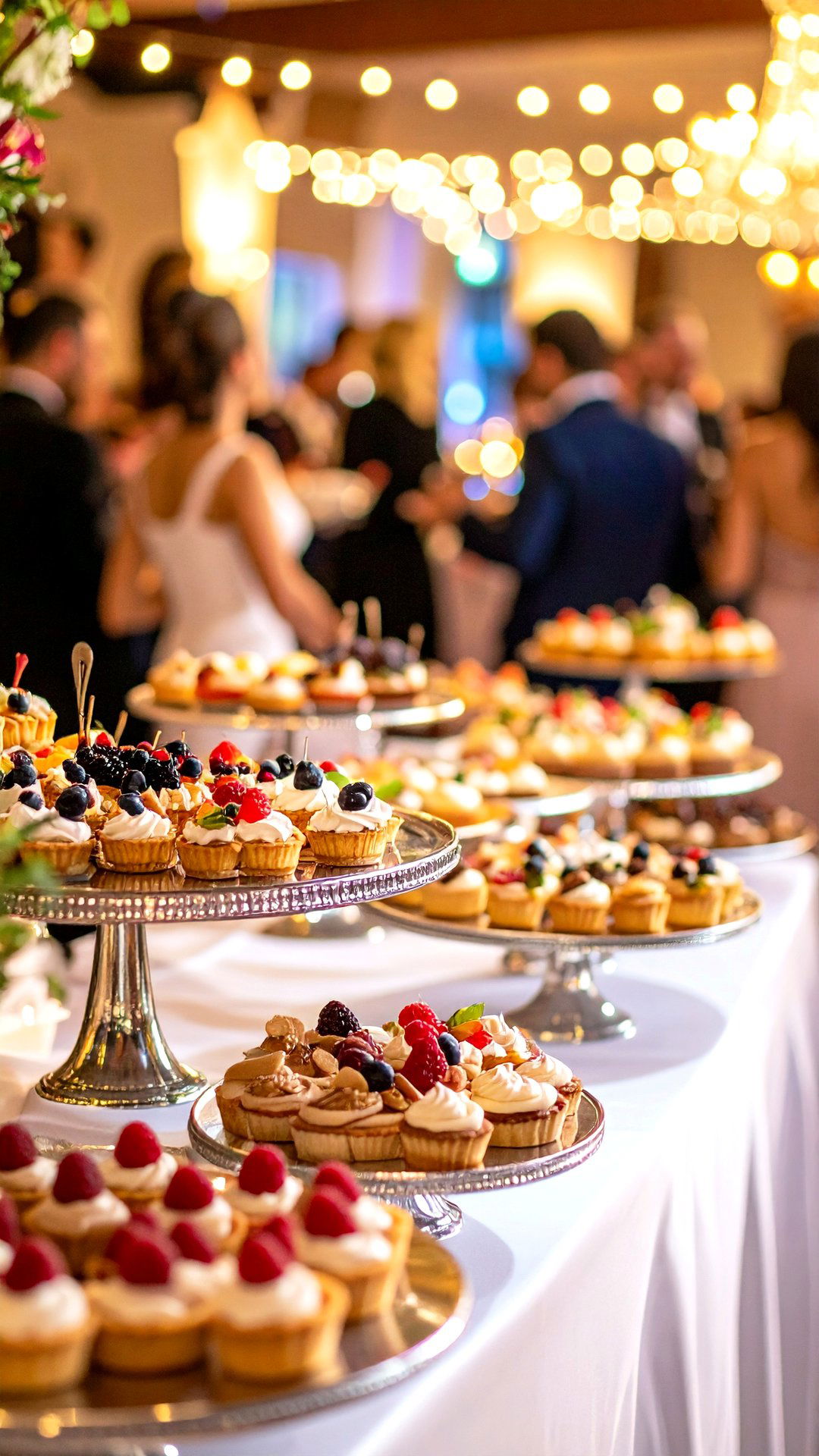 Midnight Snack of Miniature Wedding Desserts - 25 classic wedding ideas