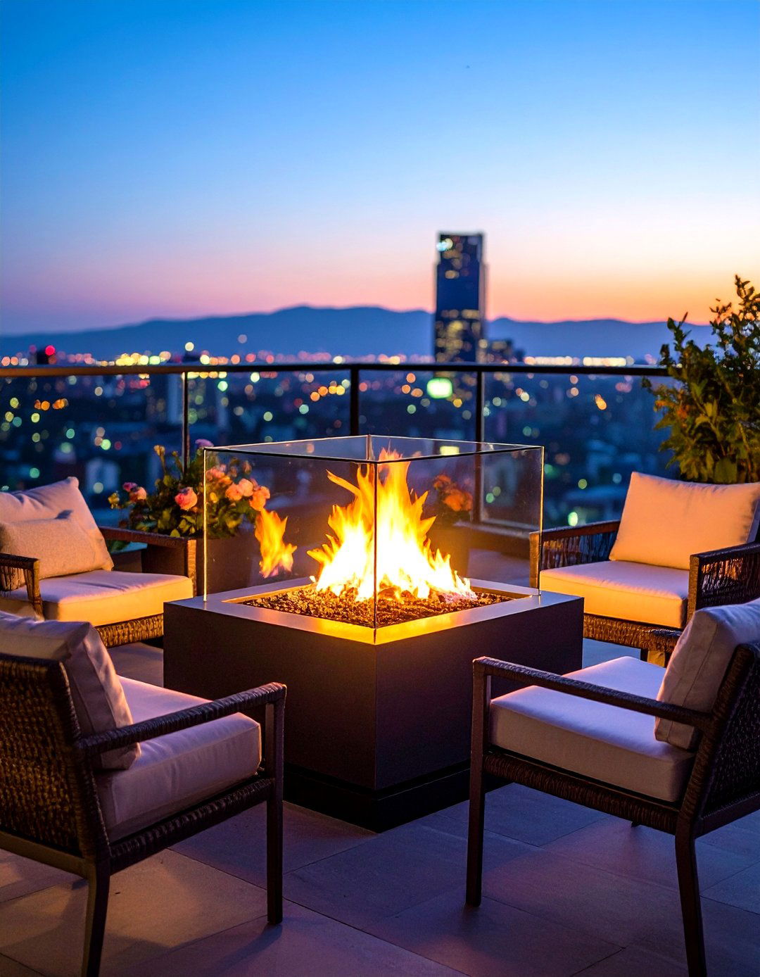 Minimal Concrete Bench Outdoor Fireplace Keeps Lines Clean - 25 outdoor fireplace ideas