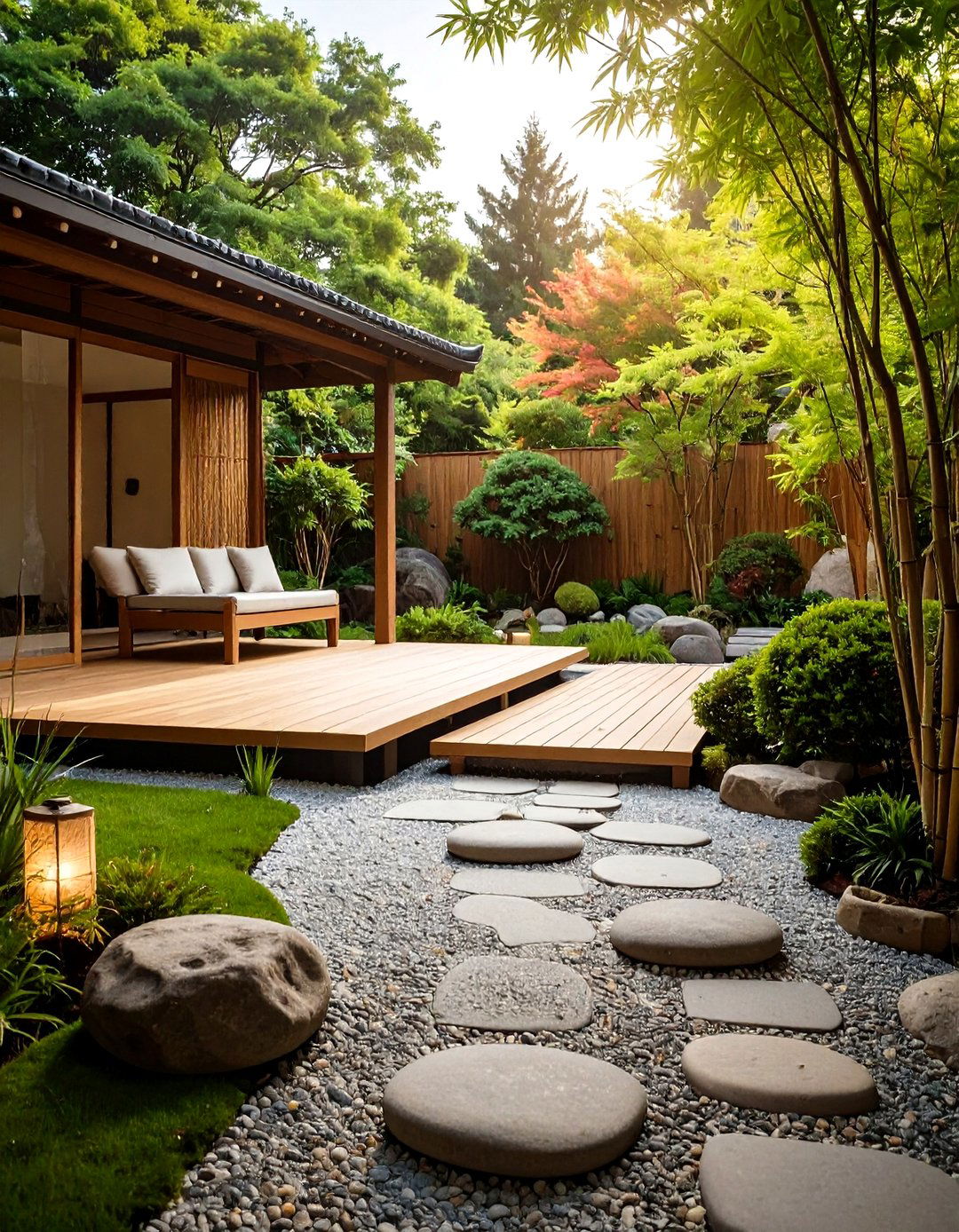 Minimalist Japanese Inspired Patio Deck for Zen Calm - 25 patio deck ideas