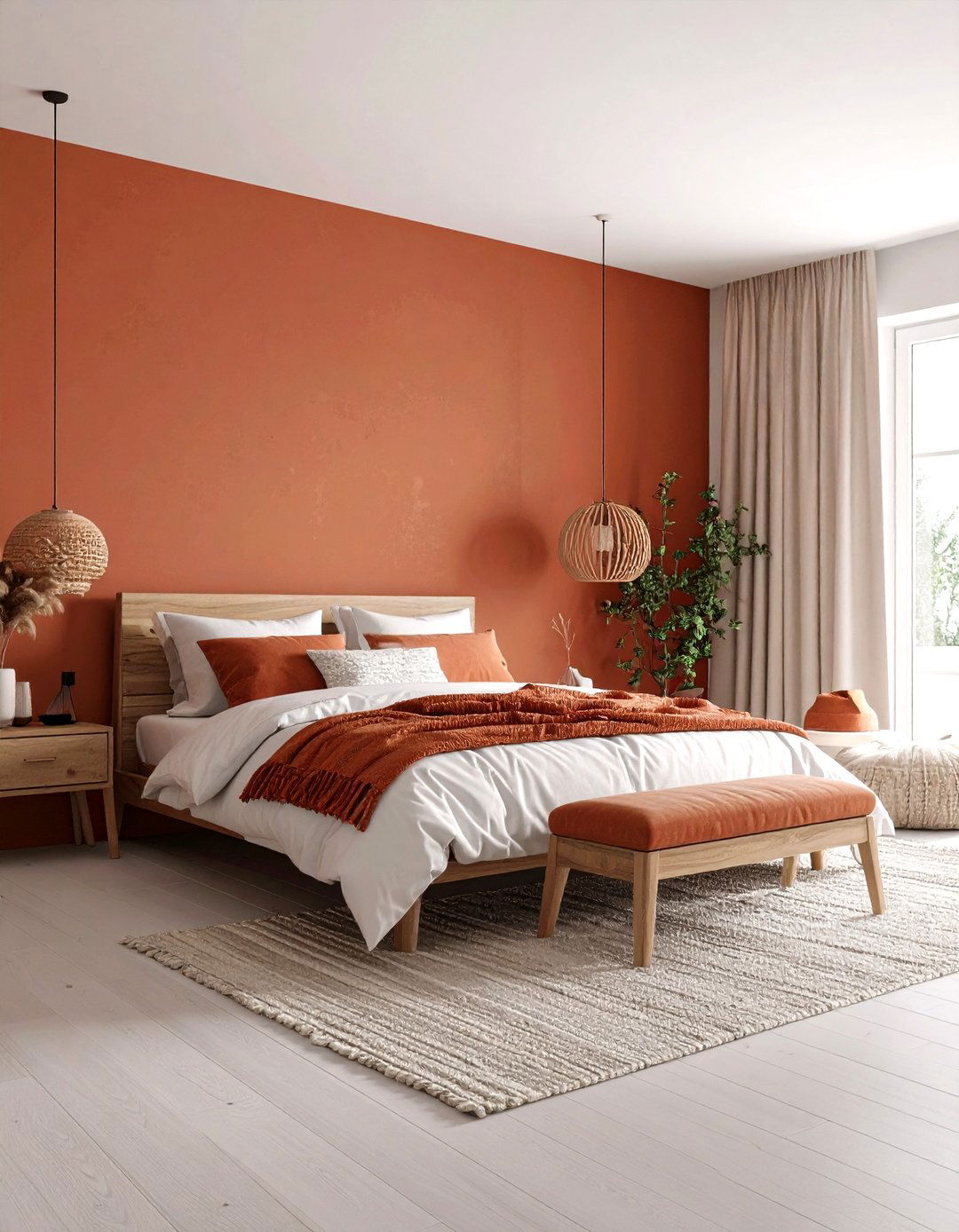 Minimalist Terracotta Bedroom for Calm Minds - 25 Terracotta Bedroom Ideas