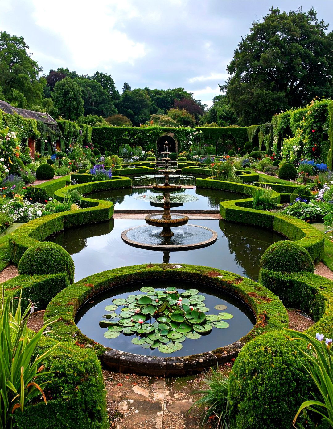 Mirror Pond Parterre - 25 parterre garden ideas