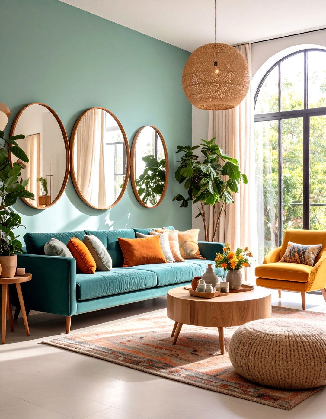Mirrors Amplify Apartment Space and Light - 25 apartment decorating ideas