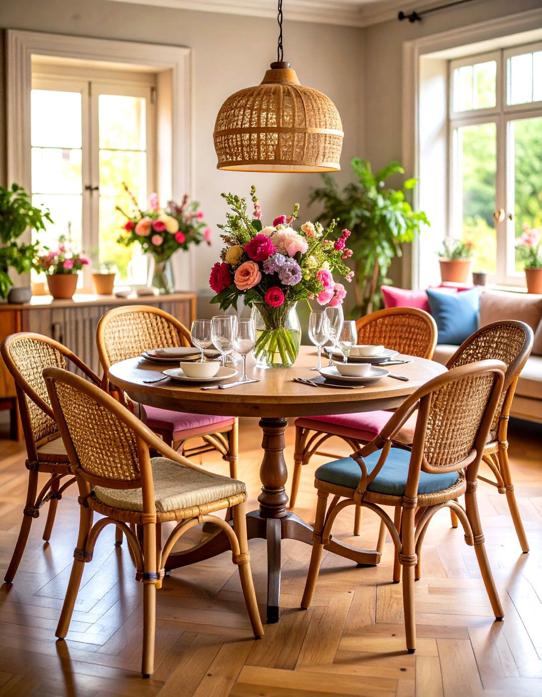 Mismatched Dining Room Chairs for Eclectic Parisian Flair - 25 parisian dining room ideas