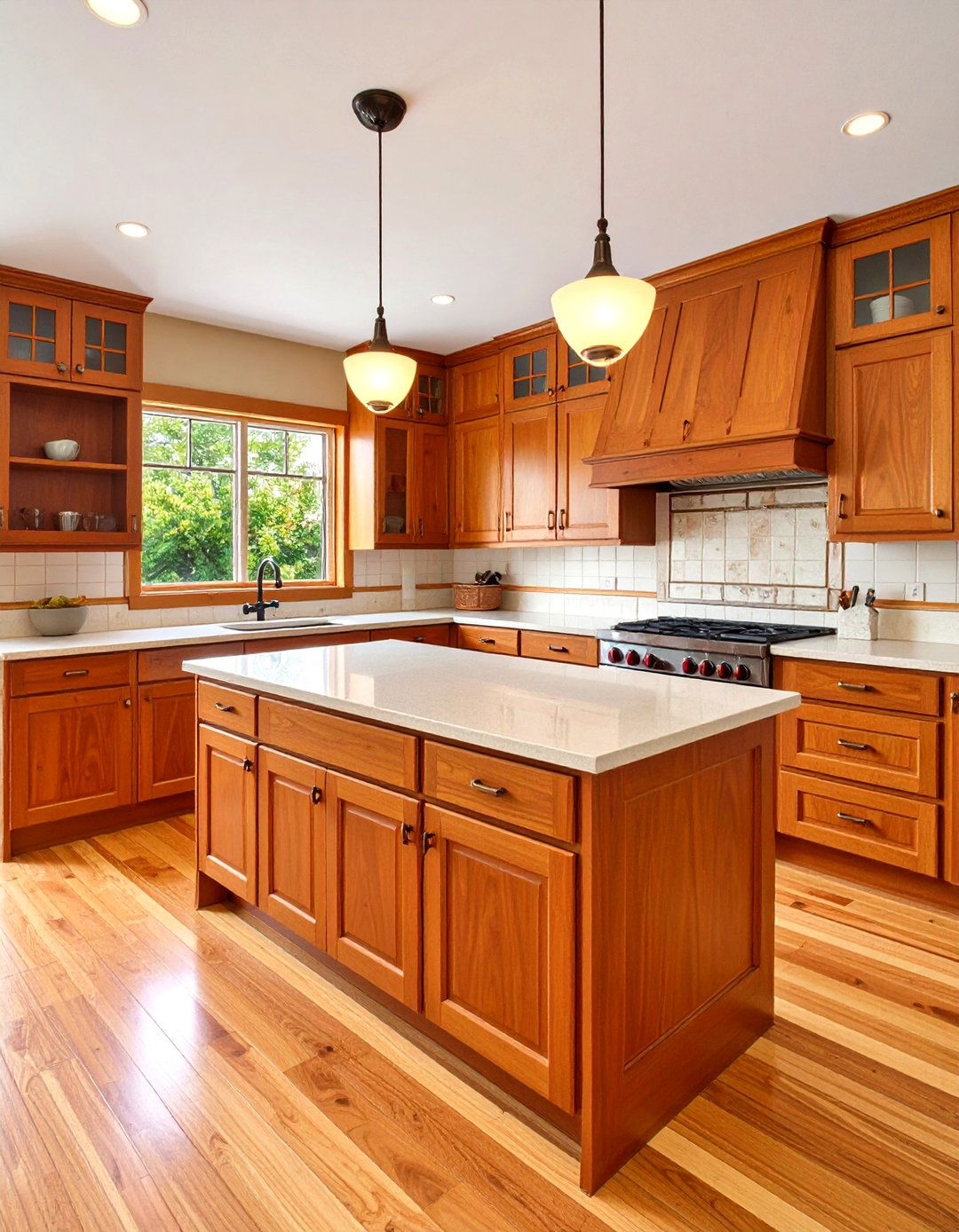 Mixing Wood Grains Adds Layered Depth to a s Kitchen - 25 70s kitchen ideas