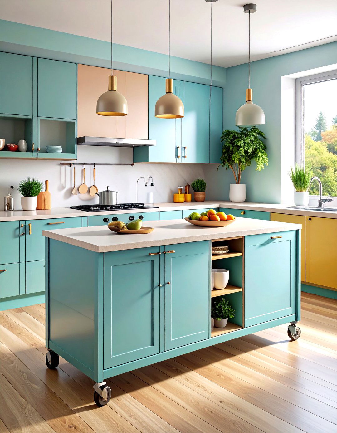 Mobile Cart Modules Bring Flexibility - 25 minimalist kitchen ideas