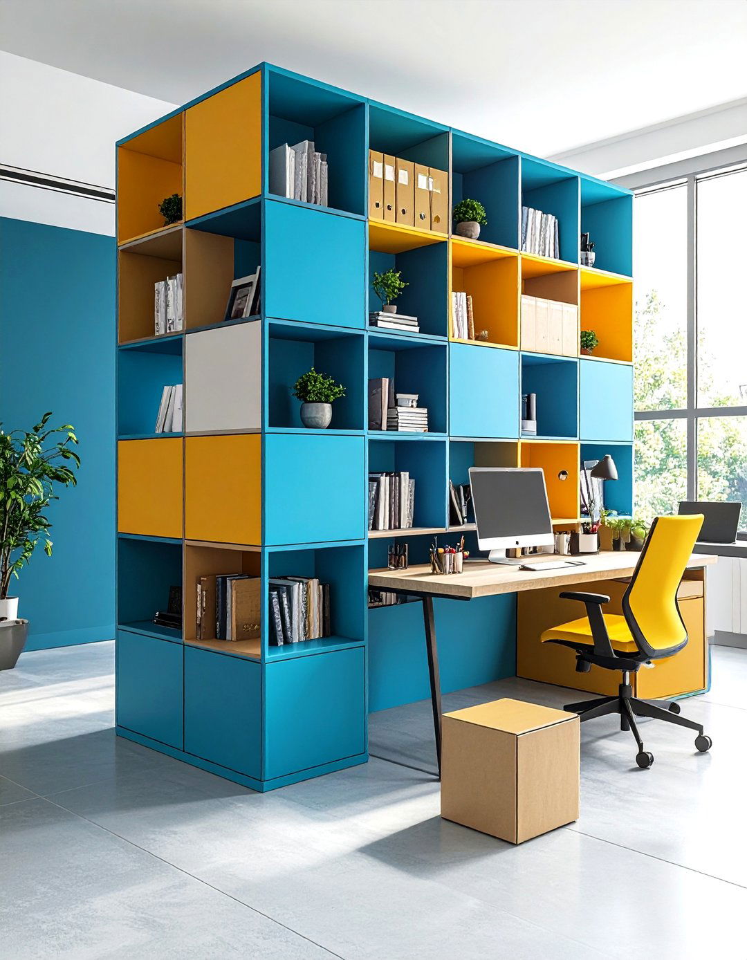 Modular Cube Office Storage Grows With You - 25 office storage ideas