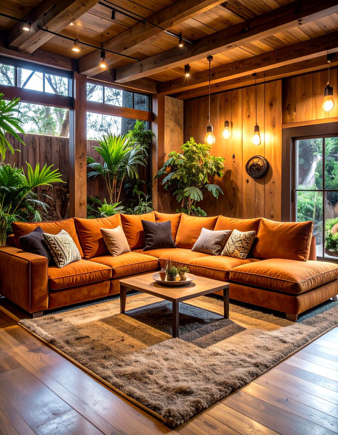 Modular Pit Sectional - 25 man cave seating ideas
