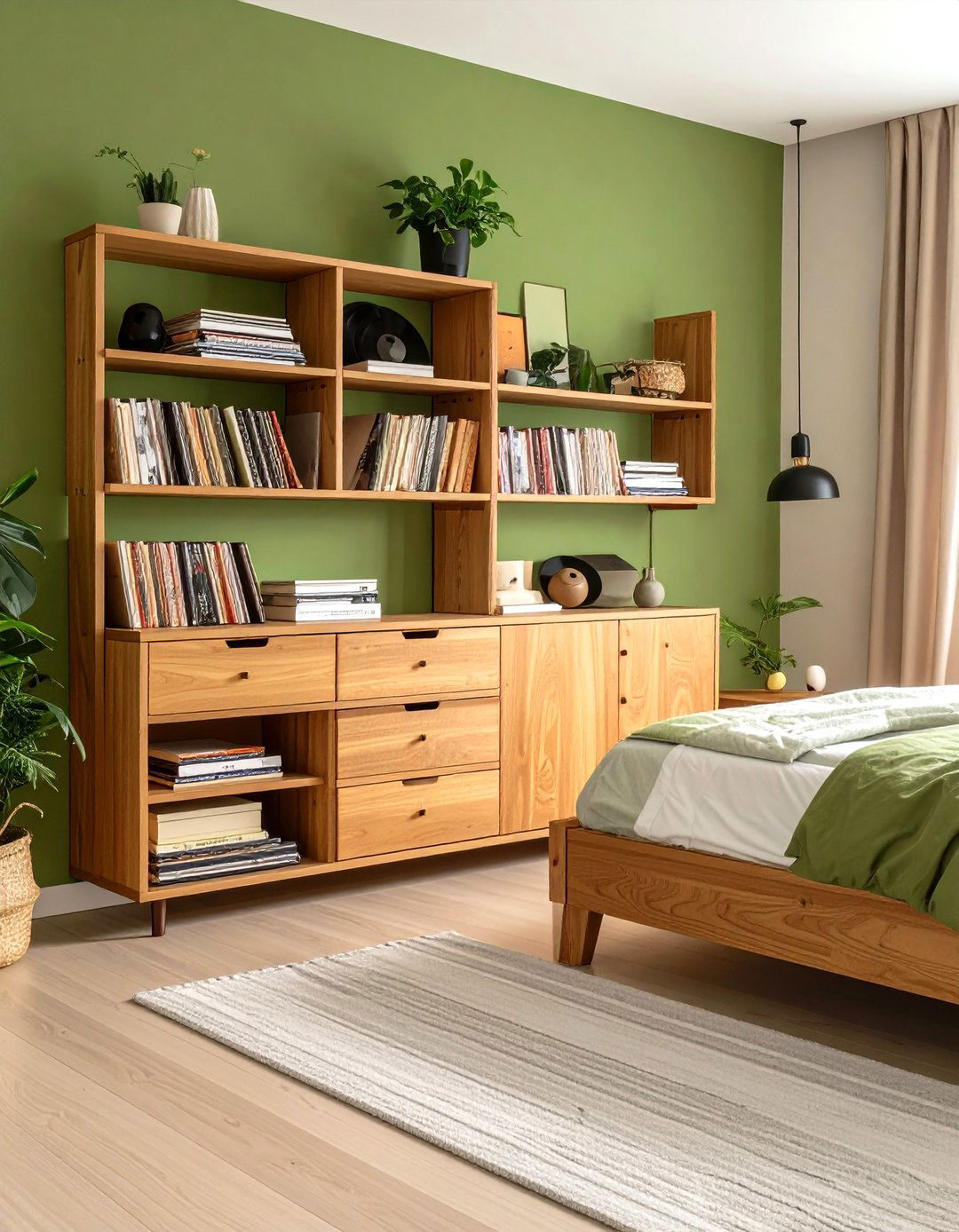 Modular Shelving Keeps a s Bedroom Flexible - 25 60s bedroom ideas