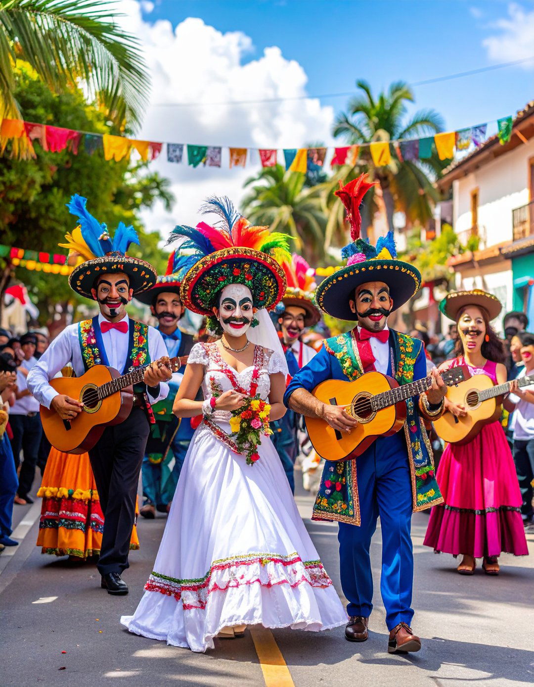 Mojiganga Giant Puppet Parade - 25 mexican wedding ideas