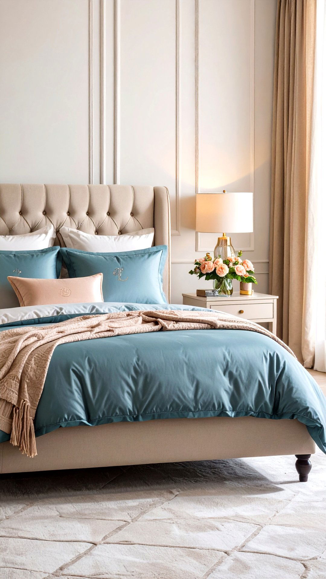 Monogrammed Linens Elevate Everyday Luxury - 25 grandmillennial style bedroom ideas
