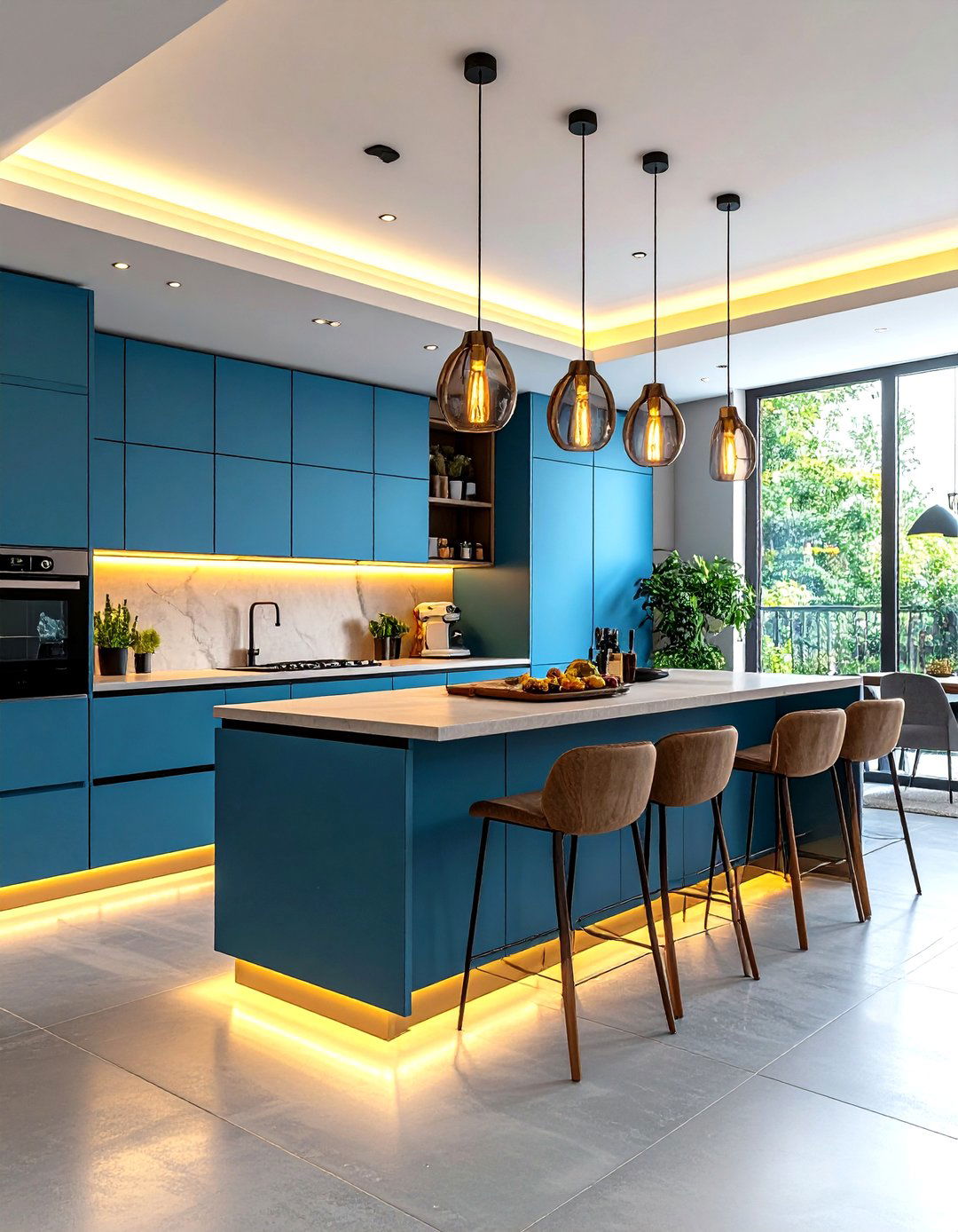 Mood Lighting Layers Office Kitchen - 25 office kitchen ideas