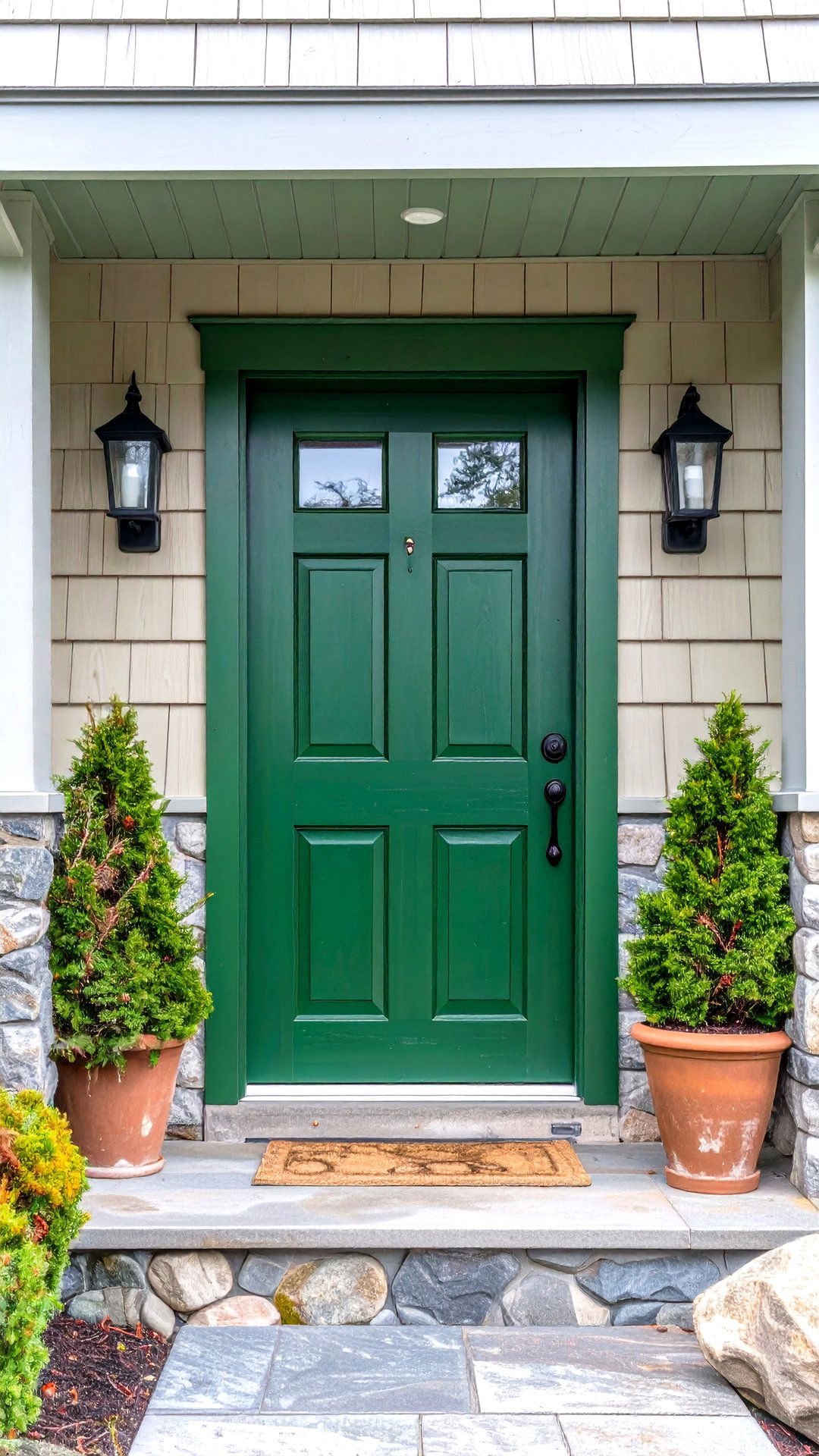 Mossy Earth Cedar Front Door - 25 cedar front door colors ideas