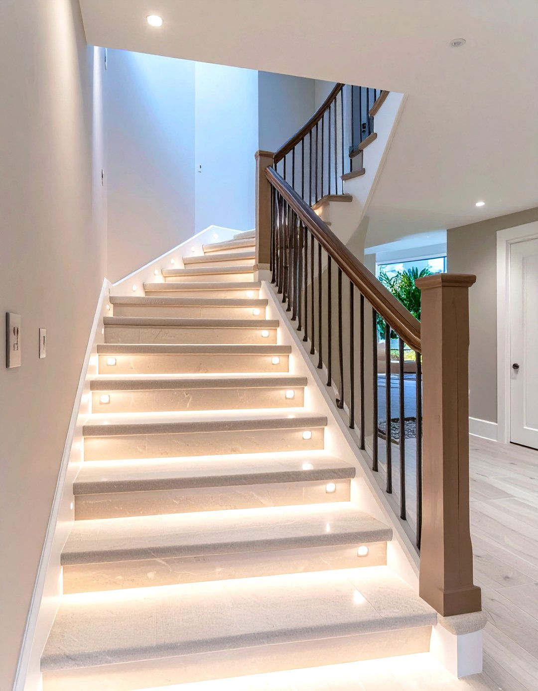 Motion Activated Step Lights for Safe Night Moves - 25 basement lighting ideas