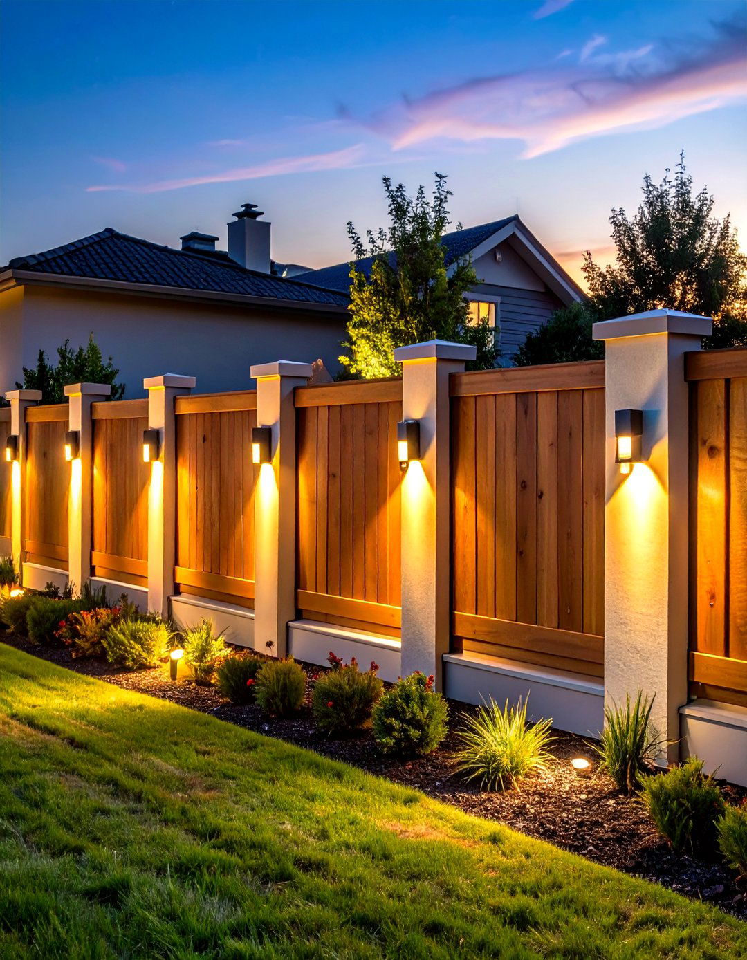 Motion Sensor Fence Lighting to Boost Security - 25 fence lighting ideas