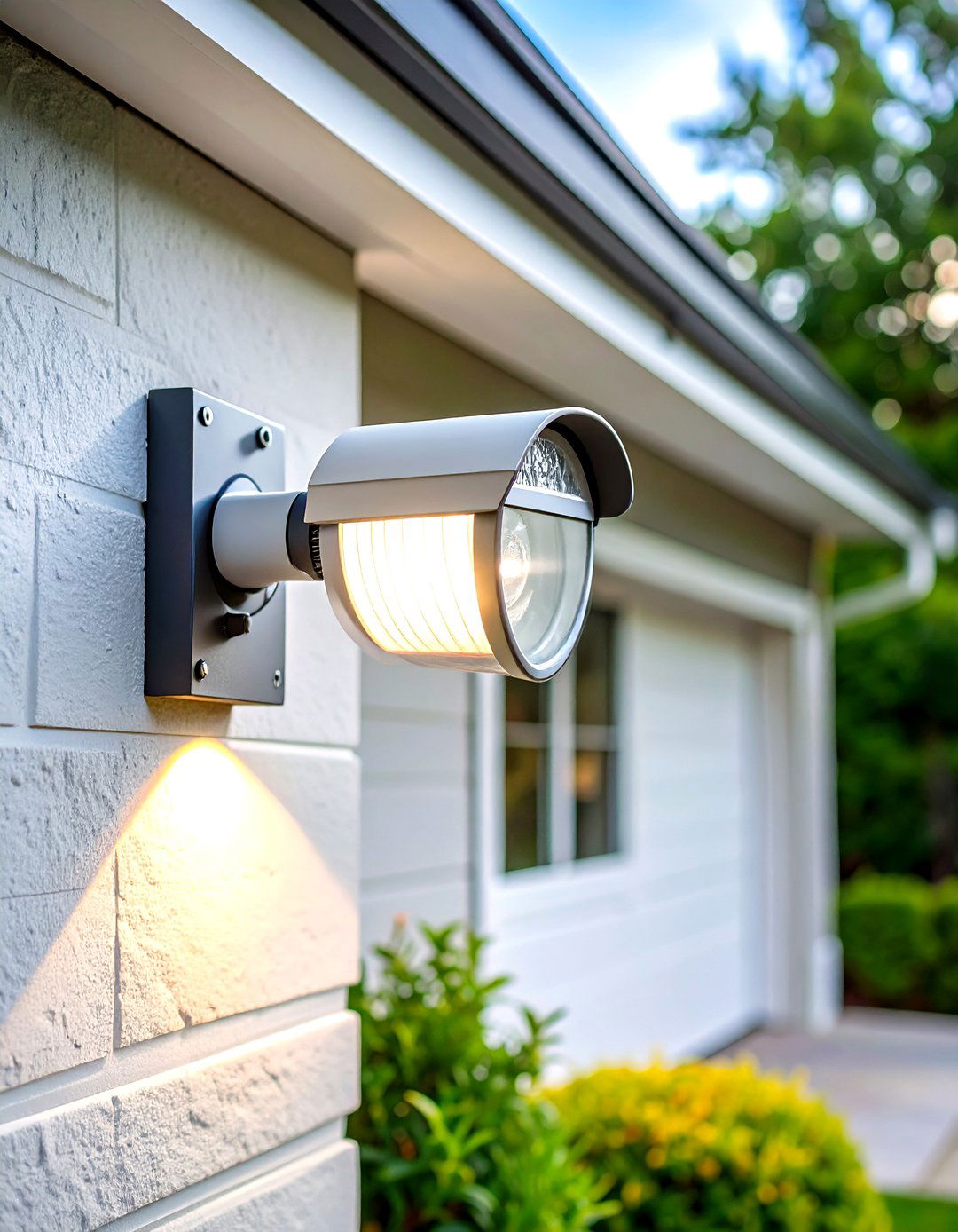 Motion Sensor Spotlight Outdoor Lighting for Security - 25 outdoor lighting ideas