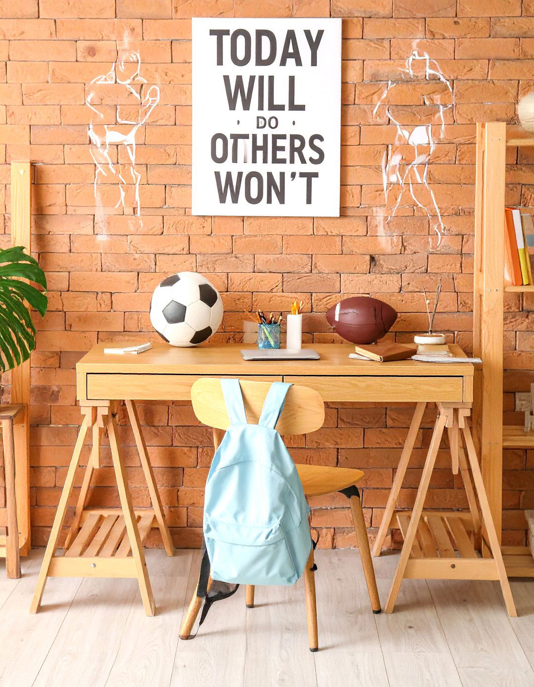 Motivational Football Quote Decals to Fire Up - 25 football room decor ideas