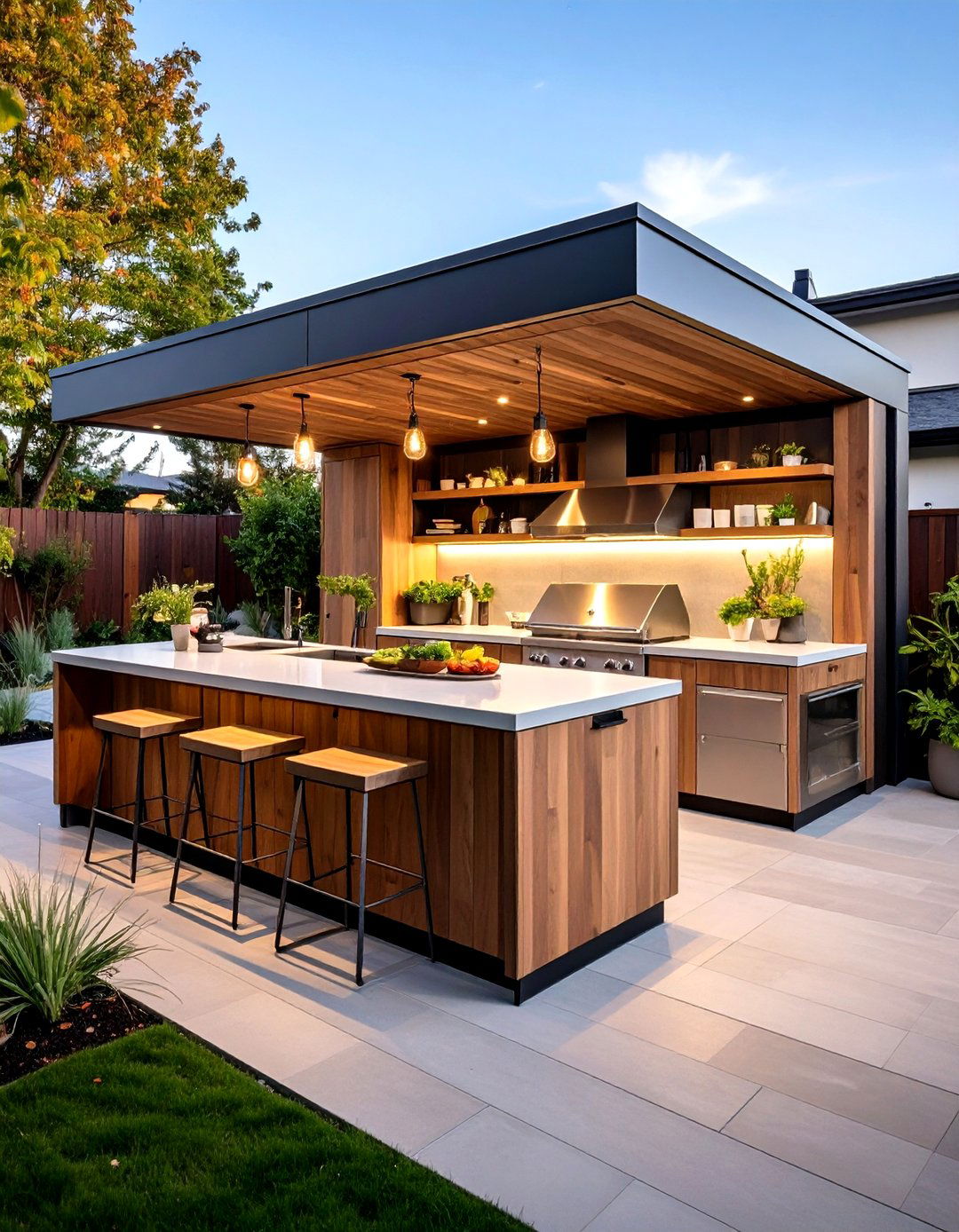 Multi Functional Outdoor Kitchen Islands - 25 outdoor kitchen designs