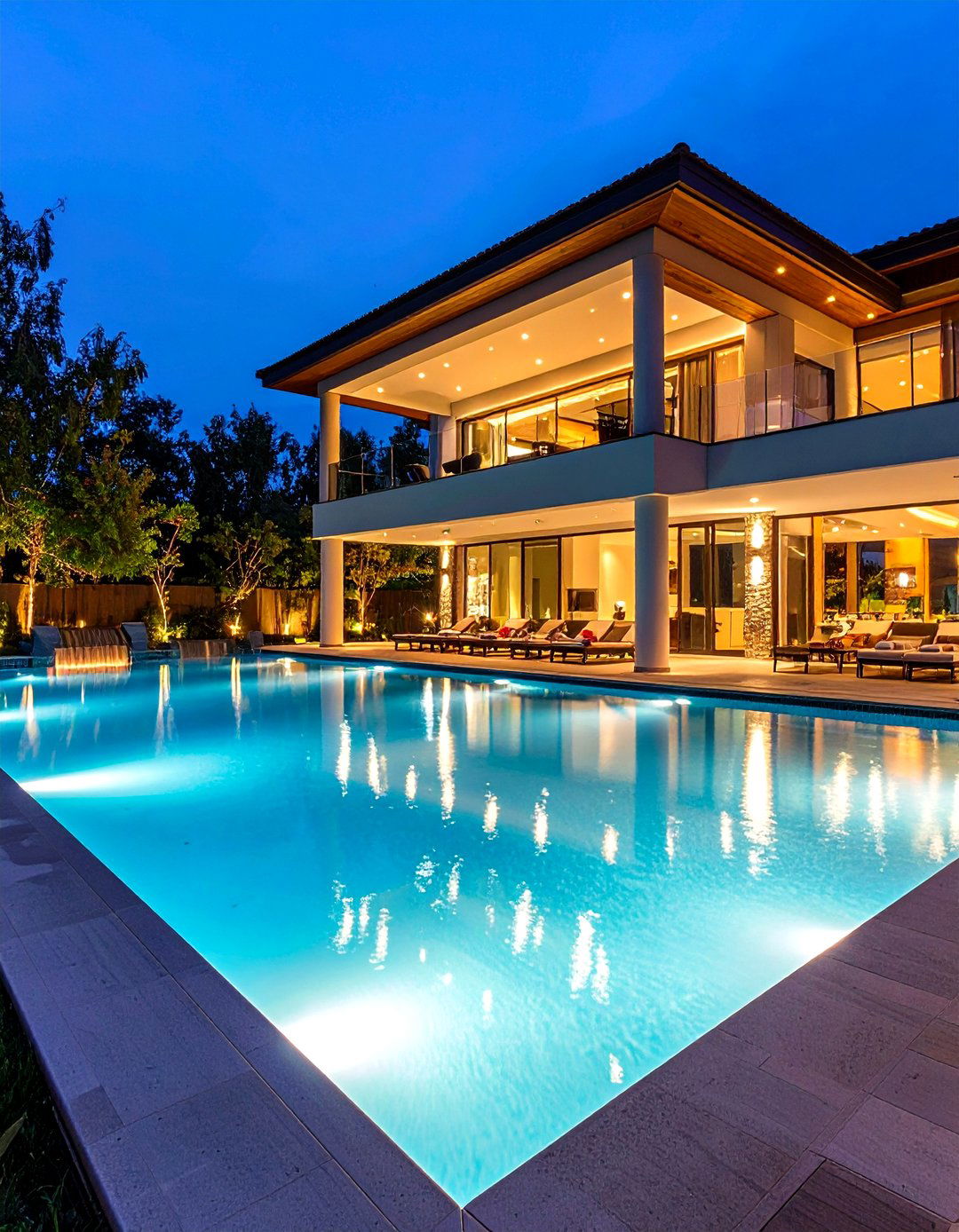 Multi Level Lagoons With Spillways - 25 lagoon pool ideas