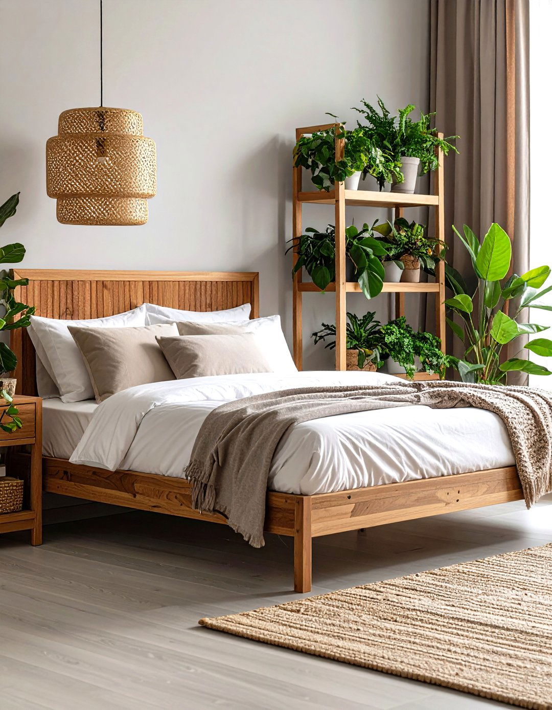 Multi Tier Plant Stand Nightstand Fosters Indoor Jungle Vibes - 25 nightstand ideas