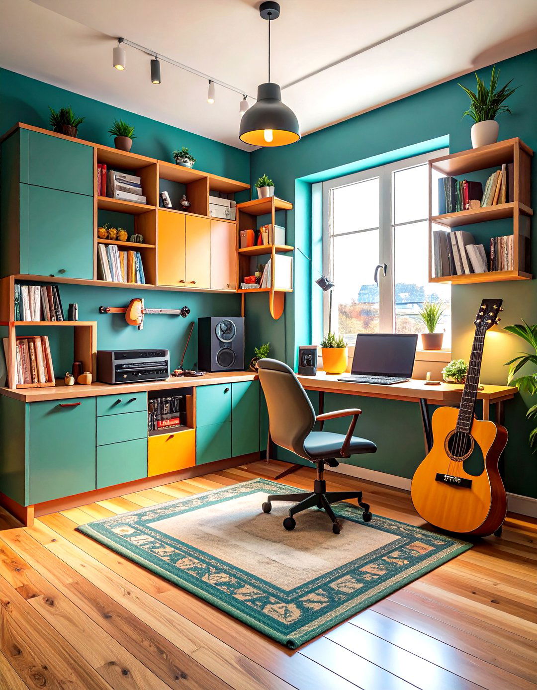 Multifunction Music Room Corner in Small Apartments - 25 music room ideas