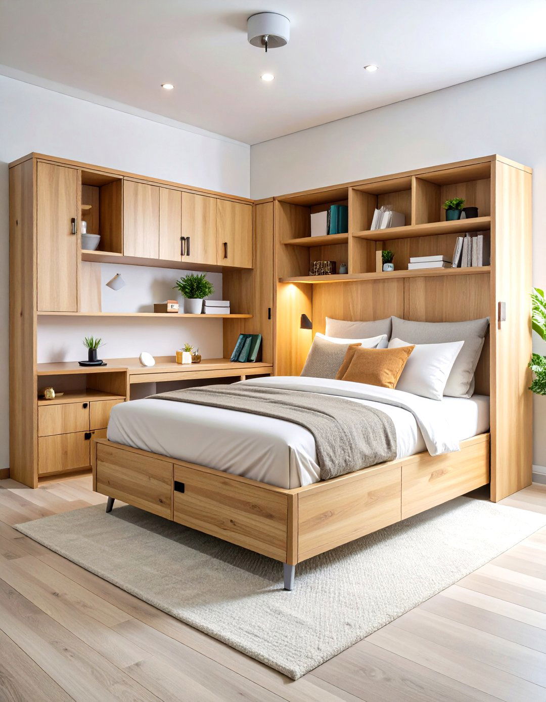 Murphy Desk Bed Combos Offer High End Minimalism - 25 minimalist dorm room ideas