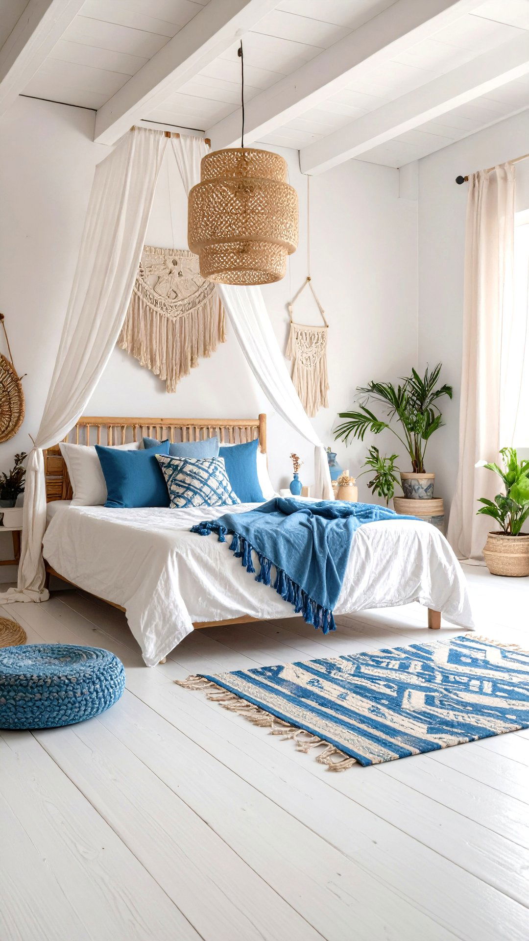 Mykonos Boho Coastal Greek Bedroom - 25 greek bedroom design ideas
