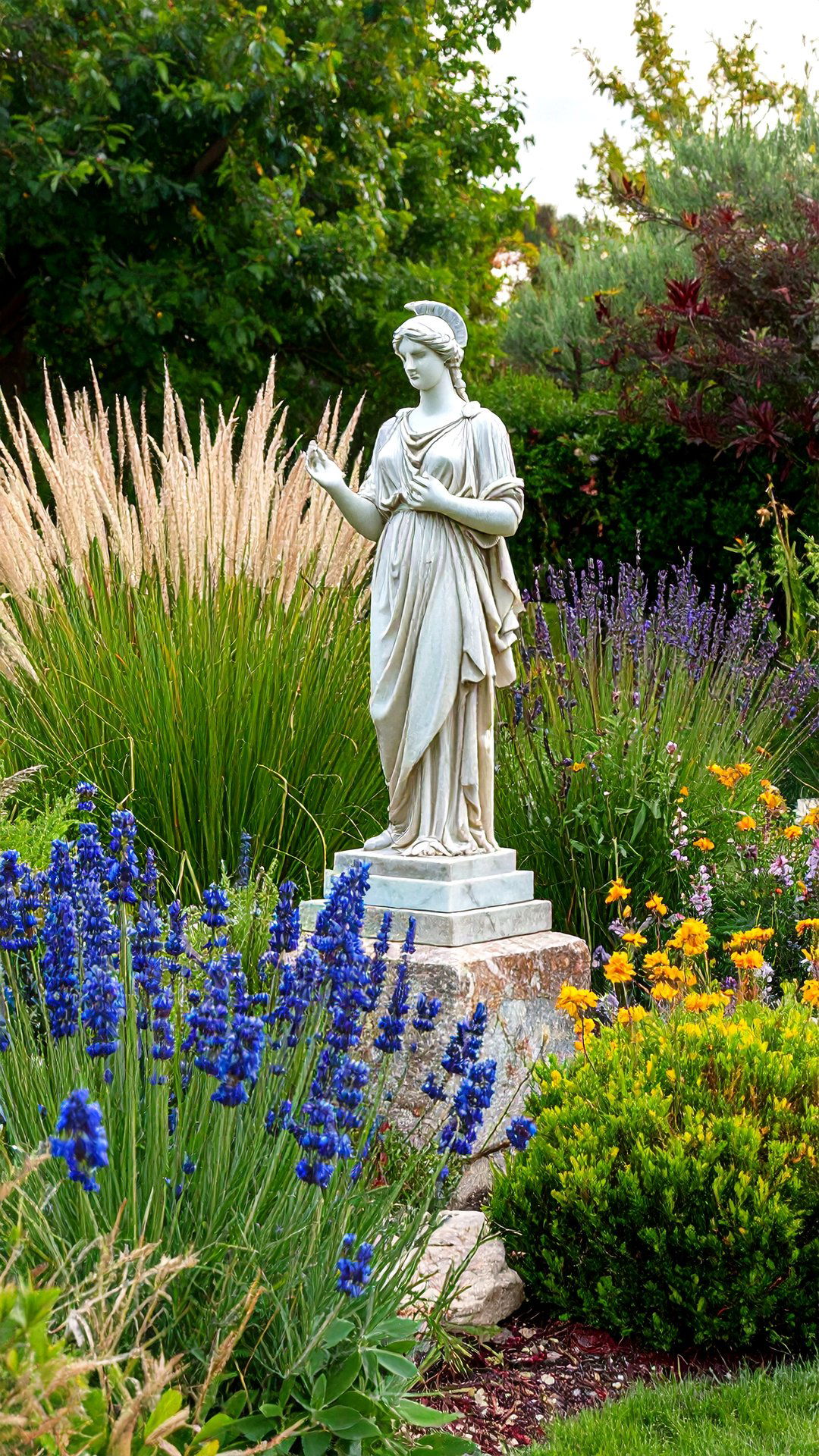 Mythological Statue Nook as Storytelling Focal Point - 25 greek garden ideas