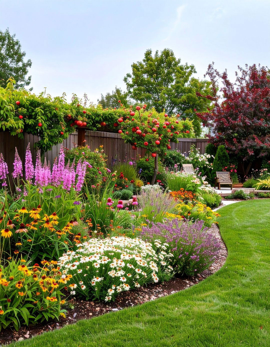 Native Plant Courtyard for Pollinators - 25 courtyard ideas