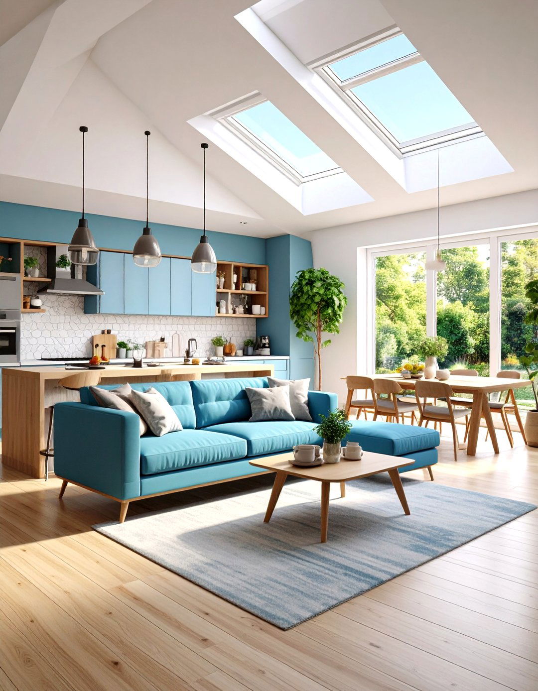 Natural Light Maximization - 25 open kitchen living room ideas