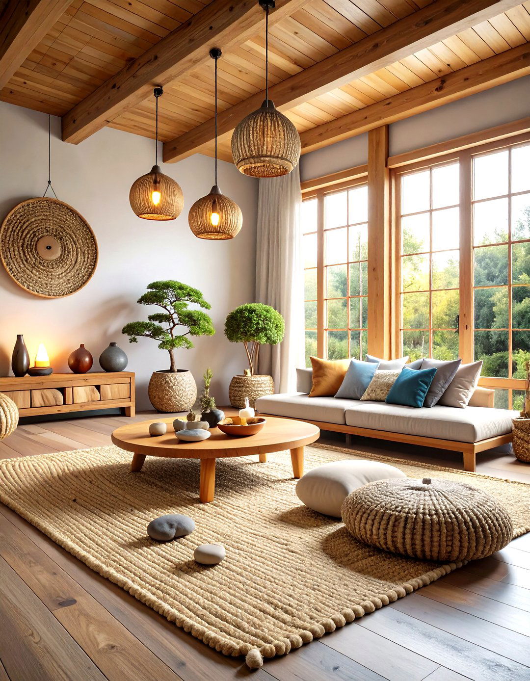 Nature Infused Zen Room Bringing the Outdoors In - 25 Zen Room Ideas
