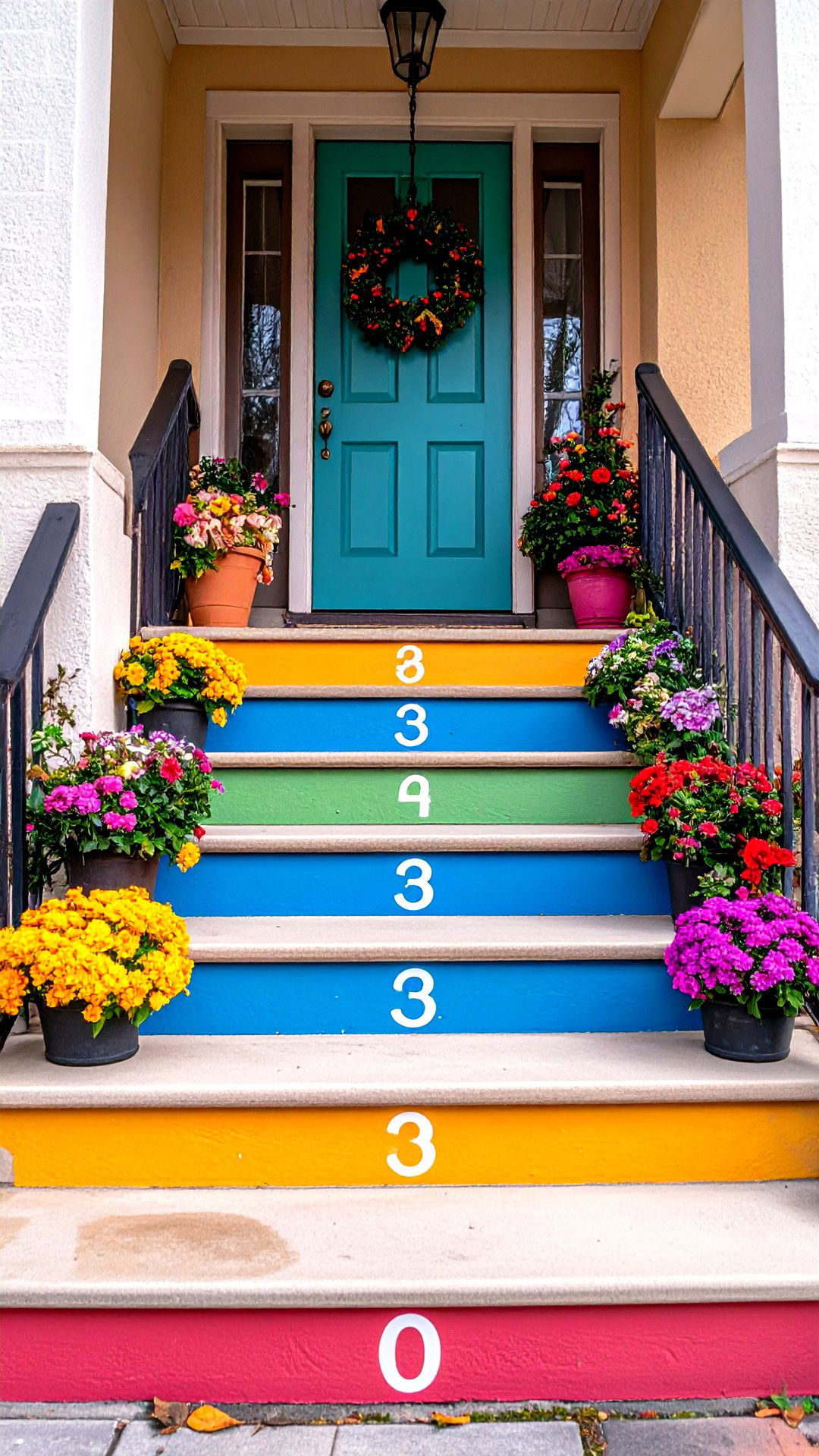 Numbered Steps Turn Safety Into Style - 25 colonial front porch ideas