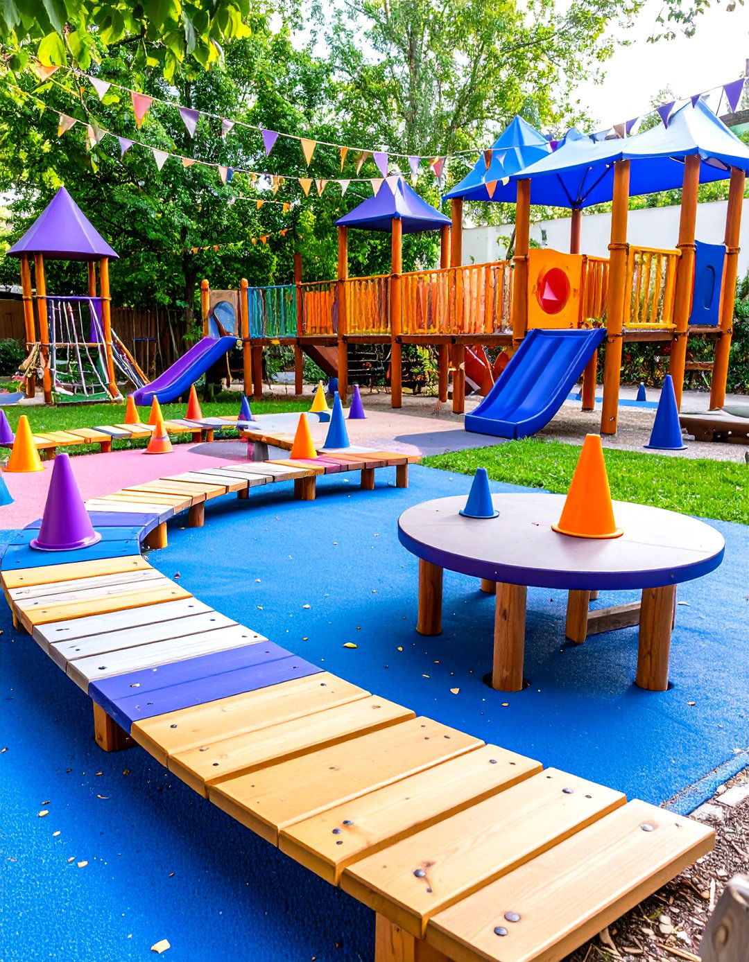 Obstacle Course for Gross Motor Mastery - 25 eyfs outdoor area ideas