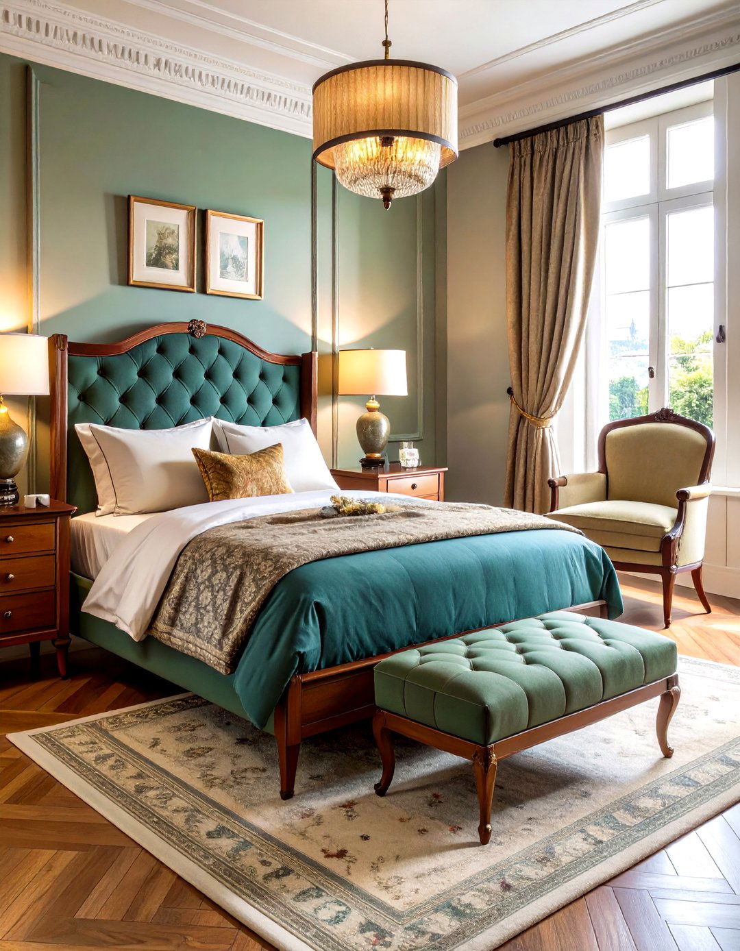 Old Meets New Furniture Mix - 25 parisian themed bedroom ideas