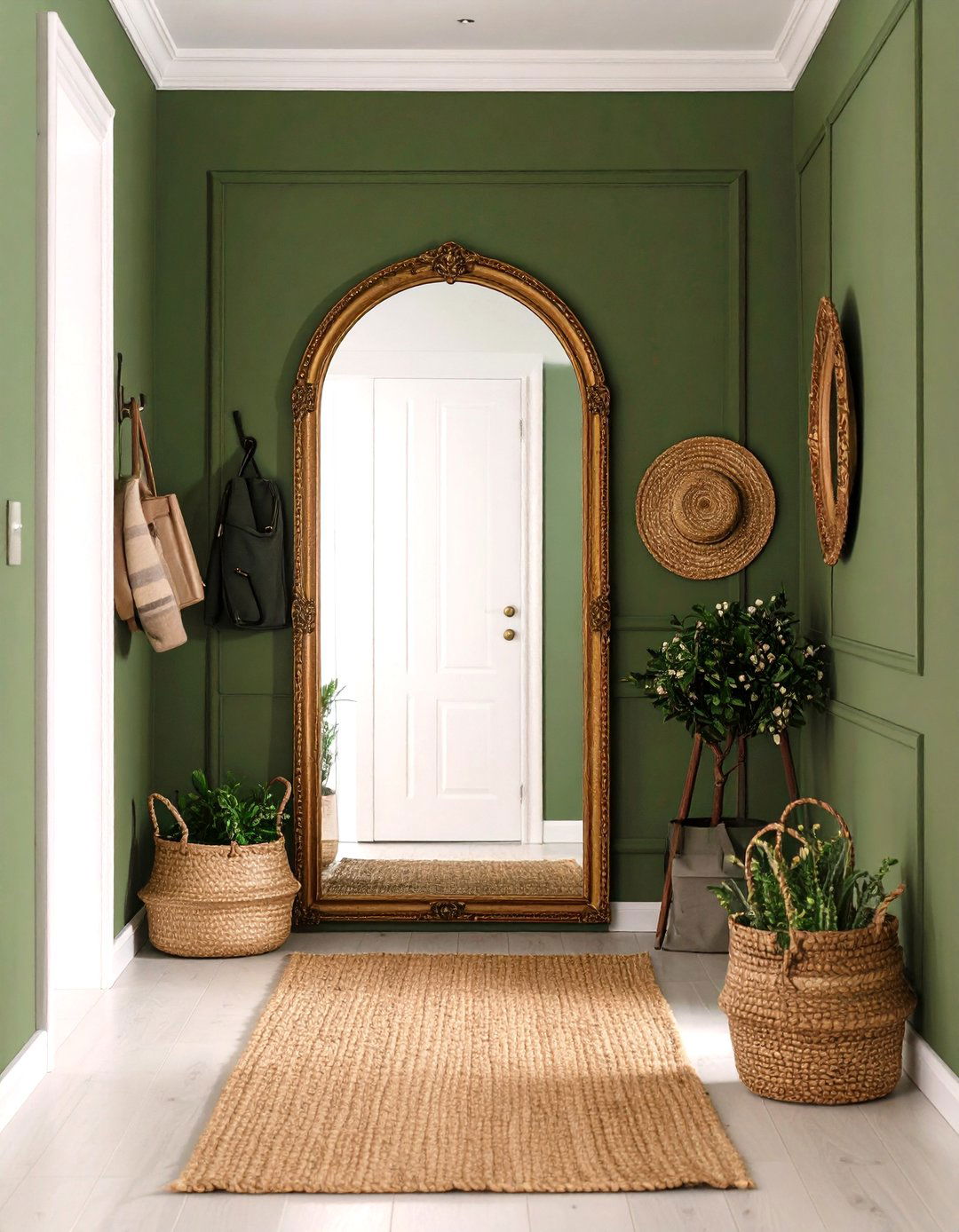 Olive Green Entryway Wow Factor - 25 olive green room ideas